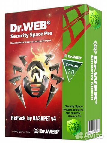 89380001330 Антивирус Dr. web security space на 10 пк