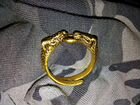 Безразмерные латунные кольца с драконами объявление продам