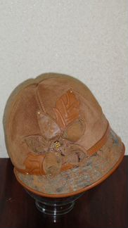 Шляпа, размер 54, натур. замша