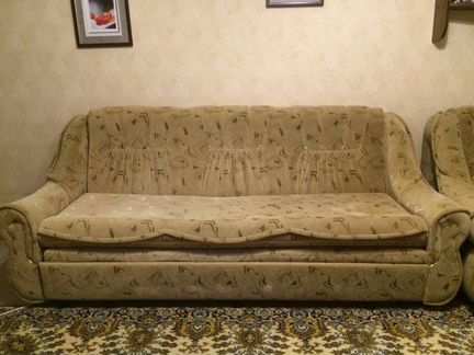 Продаётся диван-кровать и кресло