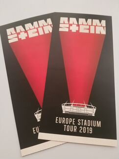 Билеты на концерт Rammstein (Москва 29.07.2019)