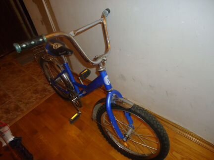 Велосипед детский синий