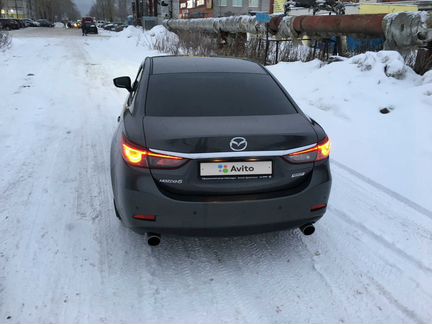 Mazda 6 2.5 AT, 2016, битый, 60 000 км