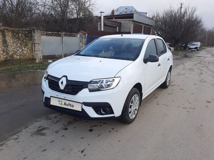 Renault Logan 1.6 МТ, 2018, битый, 54 800 км