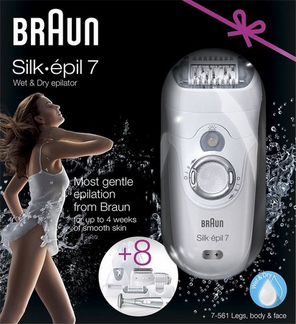 Эпилятор Braun Silk&epil 7 Wet & dry
