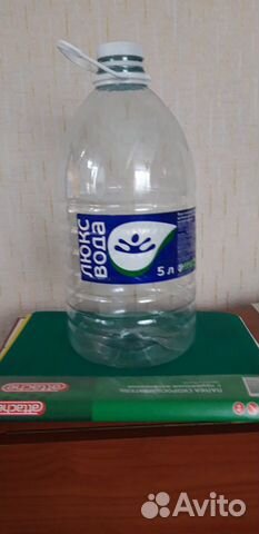 Бутыль 5 литров прозрачная полиэтиленовая