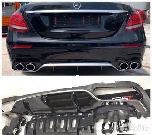 Диффузор с насадками AMG E53 W213