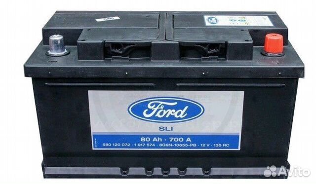 Аккумулятор на Ford Transit 80ah 75ah