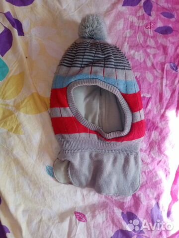 Шапка шлем для мальчика