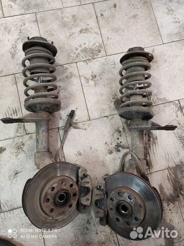 Кулак поворотный, амортизатор Chevrolet Lanos