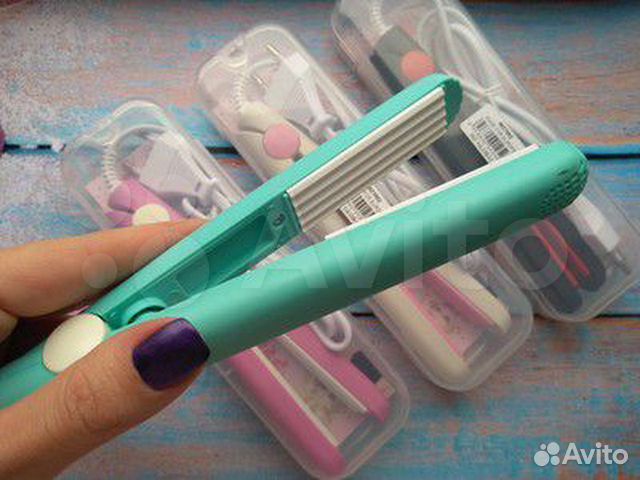 Мини-утюжок для волос гофре