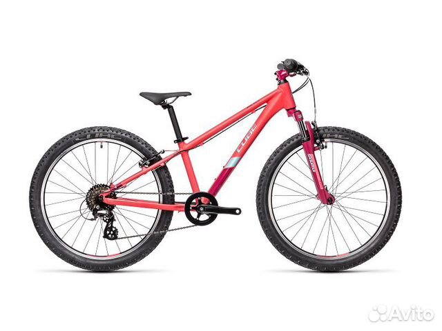 Велосипед cube 2021 acid 240 coralnmint