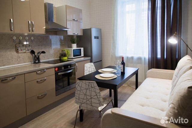 

1-к. квартира, 40 м², 2 кровати