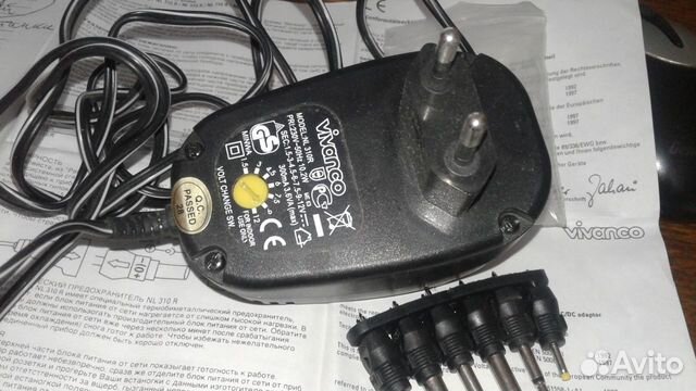 Адаптер сетевой Vivanco NL-310 R новый