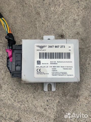 Блок контроля давления шин bentley flying spur