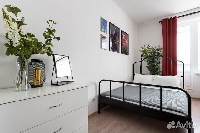 

Квартира-студия, 25 м², 2 кровати