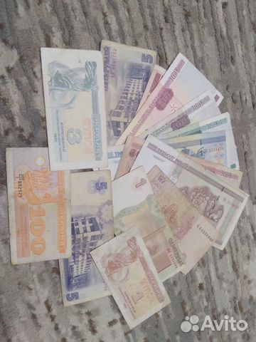 Банкноты разные