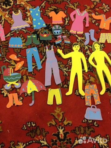 Пазлы Одежда для кукол