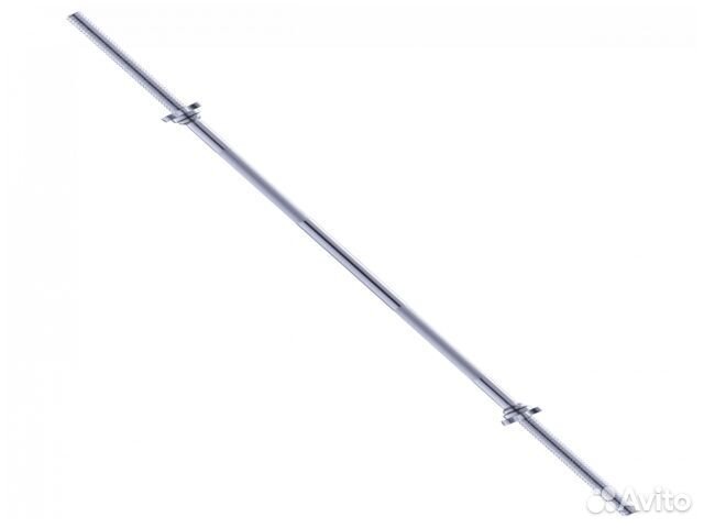 Гриф прямой с металлическими шайбами Длина 182см