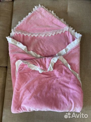 Теплое одеялко, на выписку, в коляску