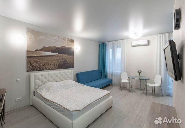 

Квартира-студия, 33 м², 2 кровати