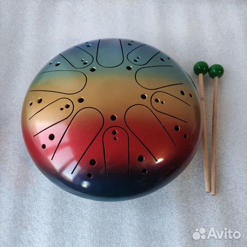 Новый глюкофон 30 см ля двойной этнический строй