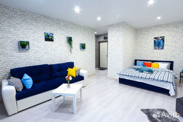 

1-к. квартира, 38 м², 2 кровати