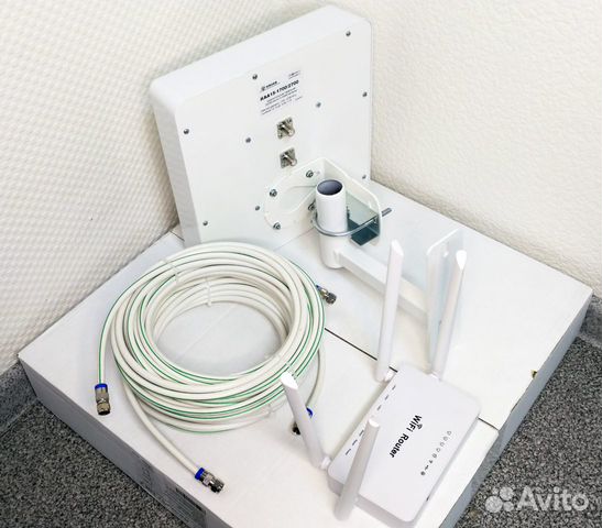 Mimo комплект усилитель интернета 4G с Wi-Fi