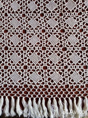 Скатерть ручной работы, винтаж