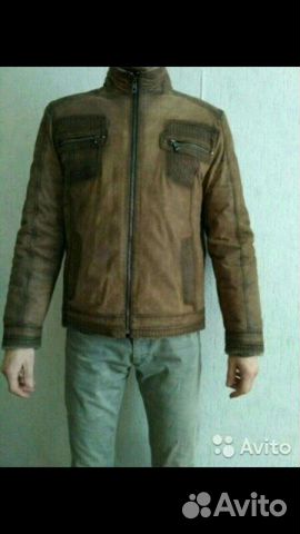 Дубленка натуральная мужская 50 52