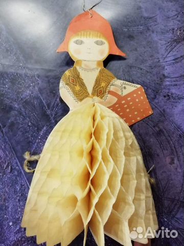 Игрушки СССР бумажные раскладные