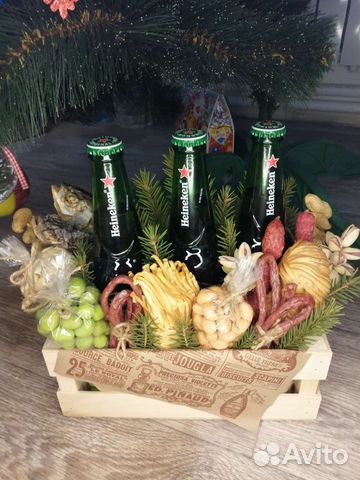 Ящик деревянный подарочный