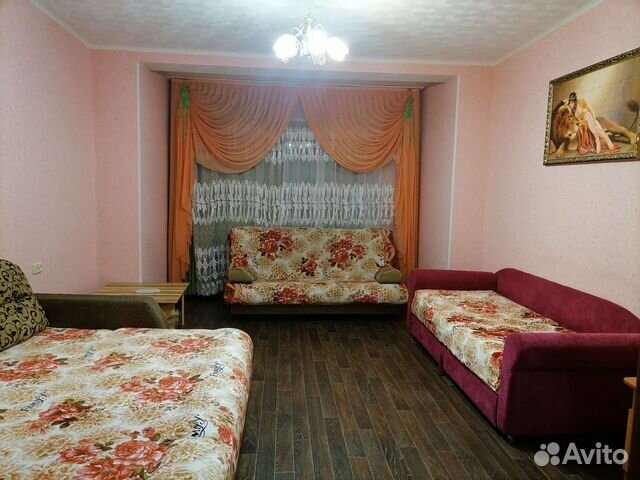 

1-к. квартира, 46 м², 3 кровати