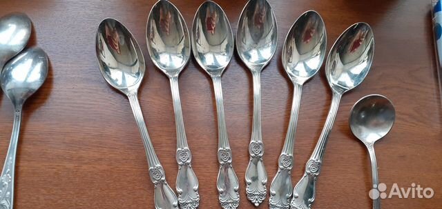 Ложки мельхиор мнц Глухарь