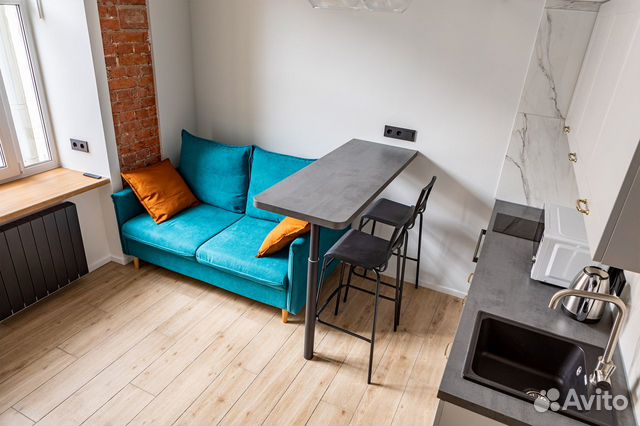

Квартира-студия, 23 м², 2 кровати