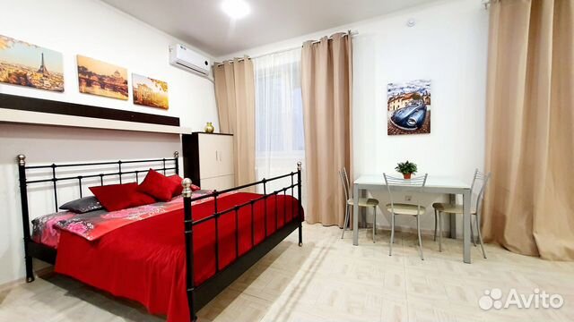 

Квартира-студия, 60 м², 2 кровати