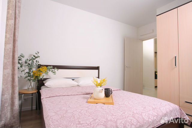

1-к. квартира, 45 м², 2 кровати