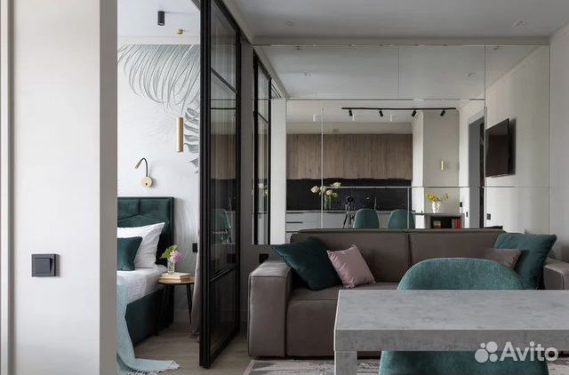 

1-к. квартира, 46 м², 2 кровати