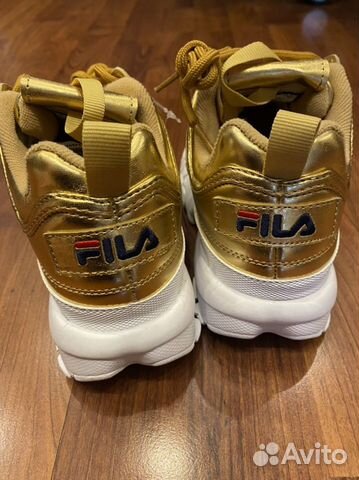 Кроссовки Fila disruptor 2 золото 38 размер