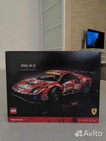 Lego technic новый ferrari 488 GTE