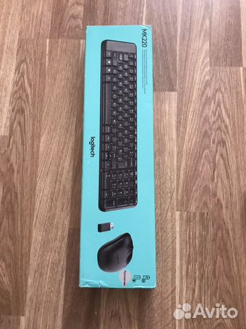 Беспроводная клавиатура и мышь logitech