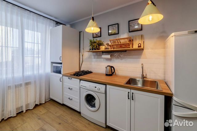 

1-к. квартира, 45 м², 2 кровати