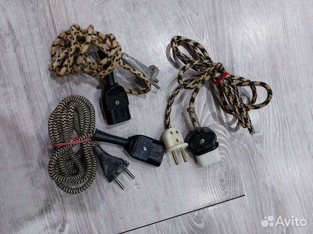 Шнур советский керамический для чайника. Вафельниц