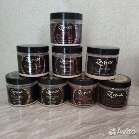 Французская глина для лица Zeyna розовая, Ни