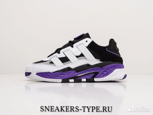 Кроссовки Adidas Niteball White Purple (36-45)