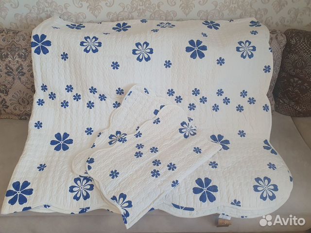 Покрывало новое белое размер 230 на 240 см
