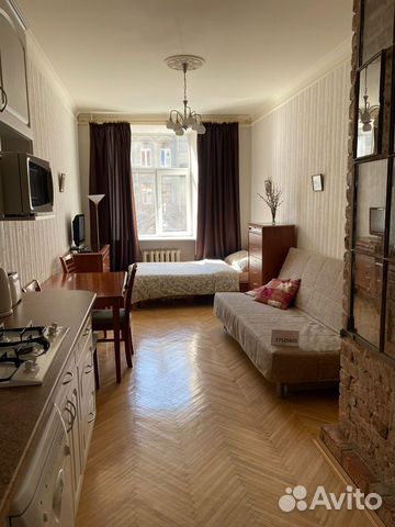 

Квартира-студия, 30 м², 2 кровати