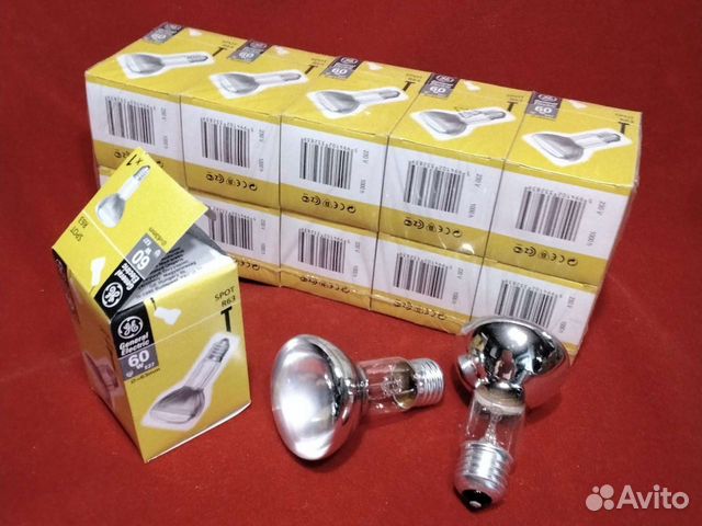Лампы накал. General Electric 60 W E27 зеркальныег