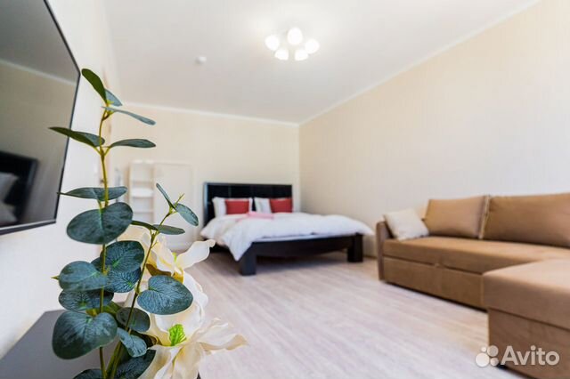 

1-к. квартира, 46 м², 2 кровати