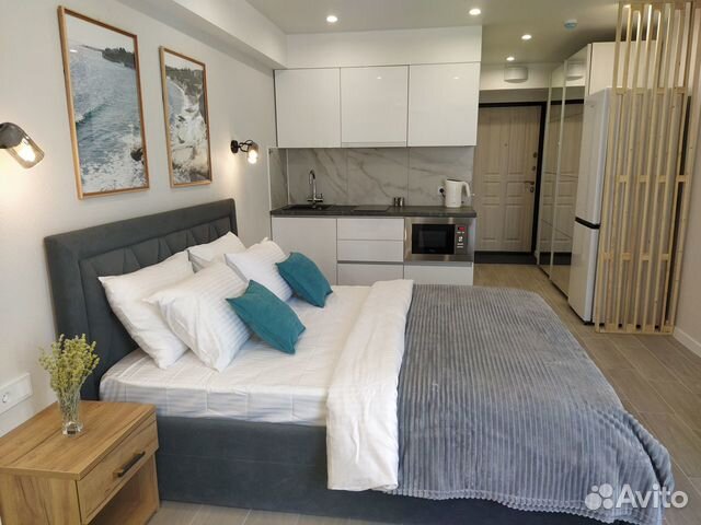 

Квартира-студия, 26 м², 2 кровати